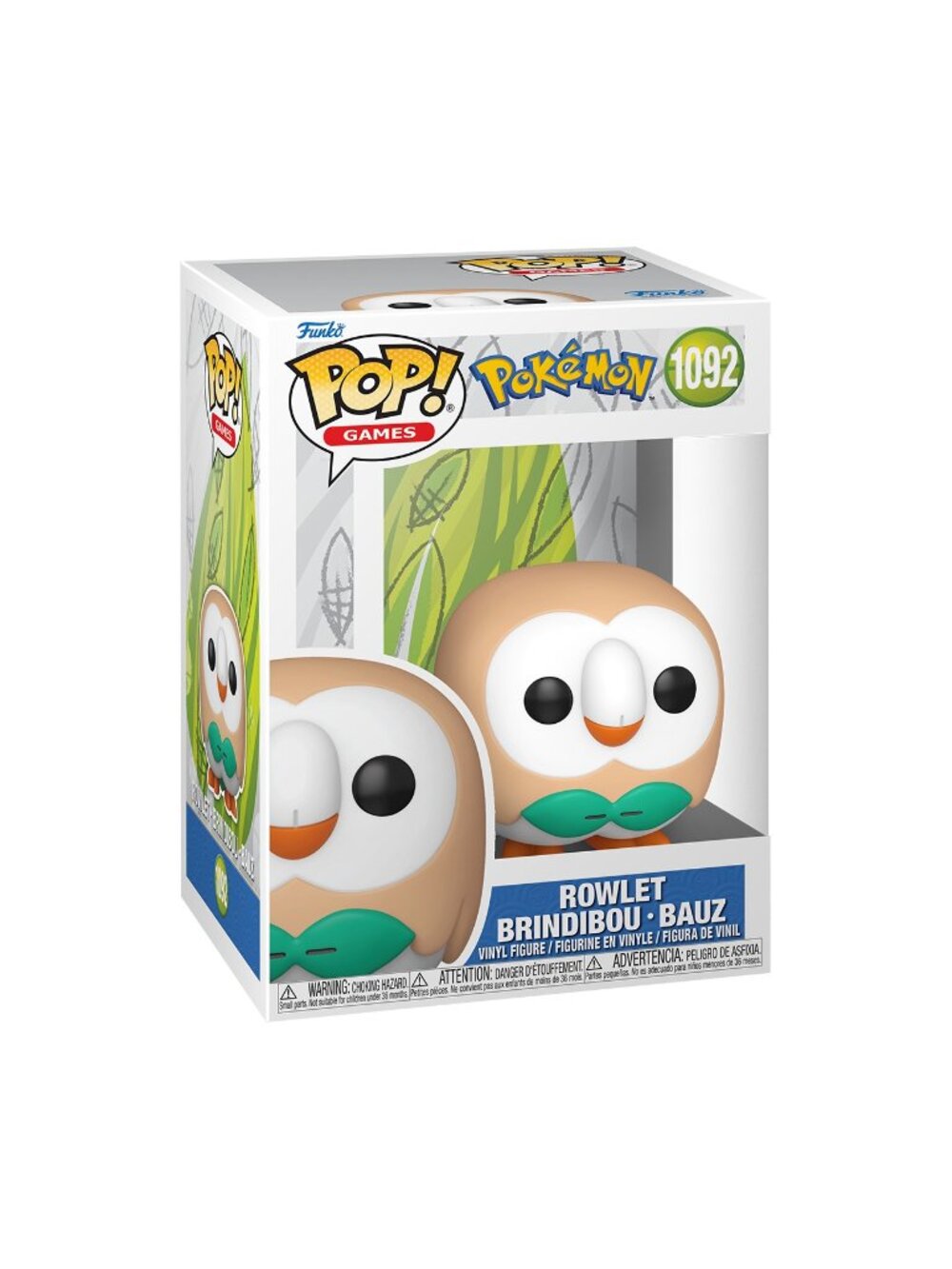 Funko POP! Games Pokemon Rowlet Figure #1092!